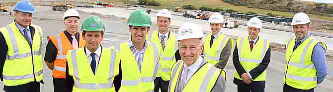 Truck stop contractor awards more than £750,000 of contracts to Anglesey firms