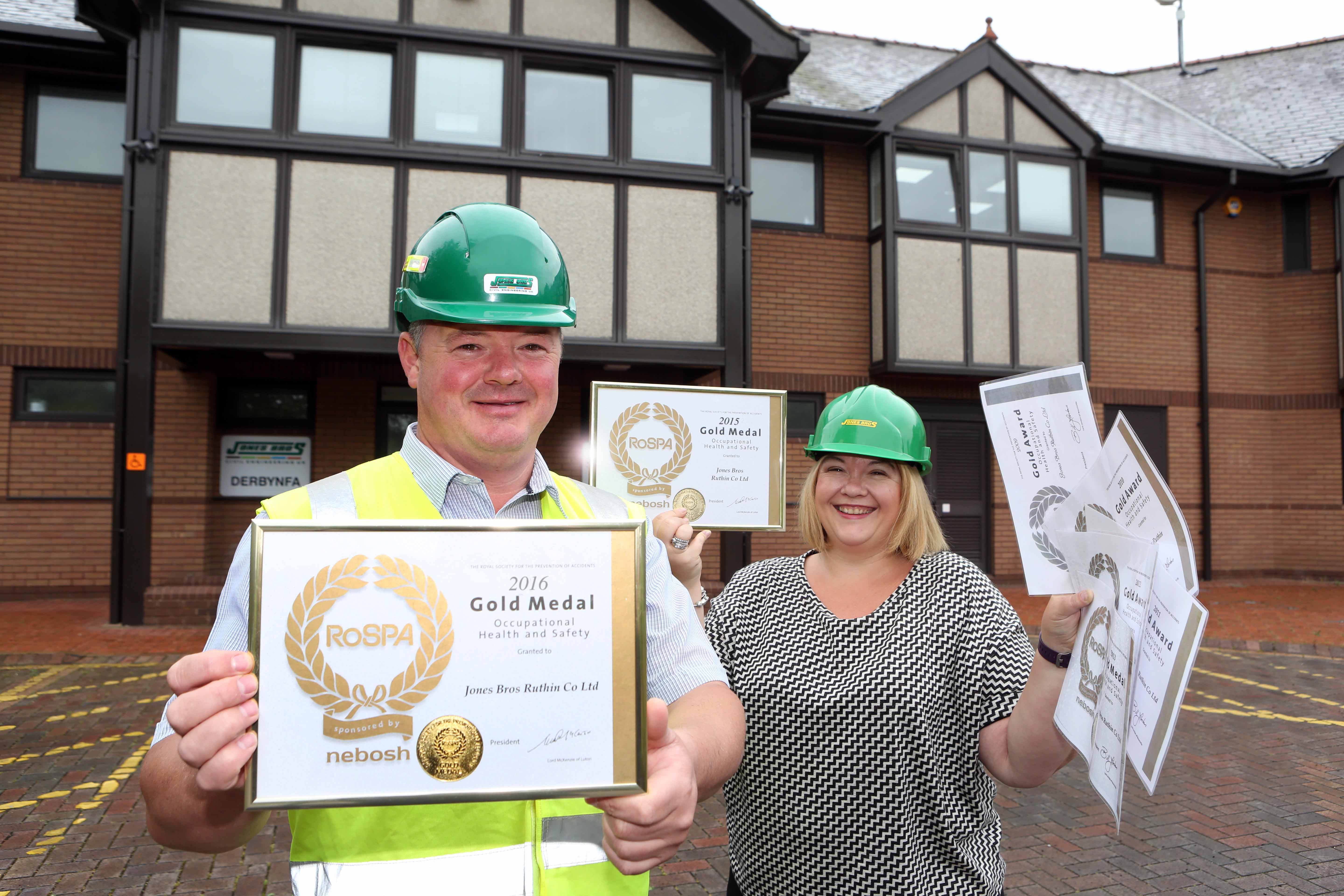 Jones Bros Civil Engineering UK is a winner in the RoSPA awards 2016