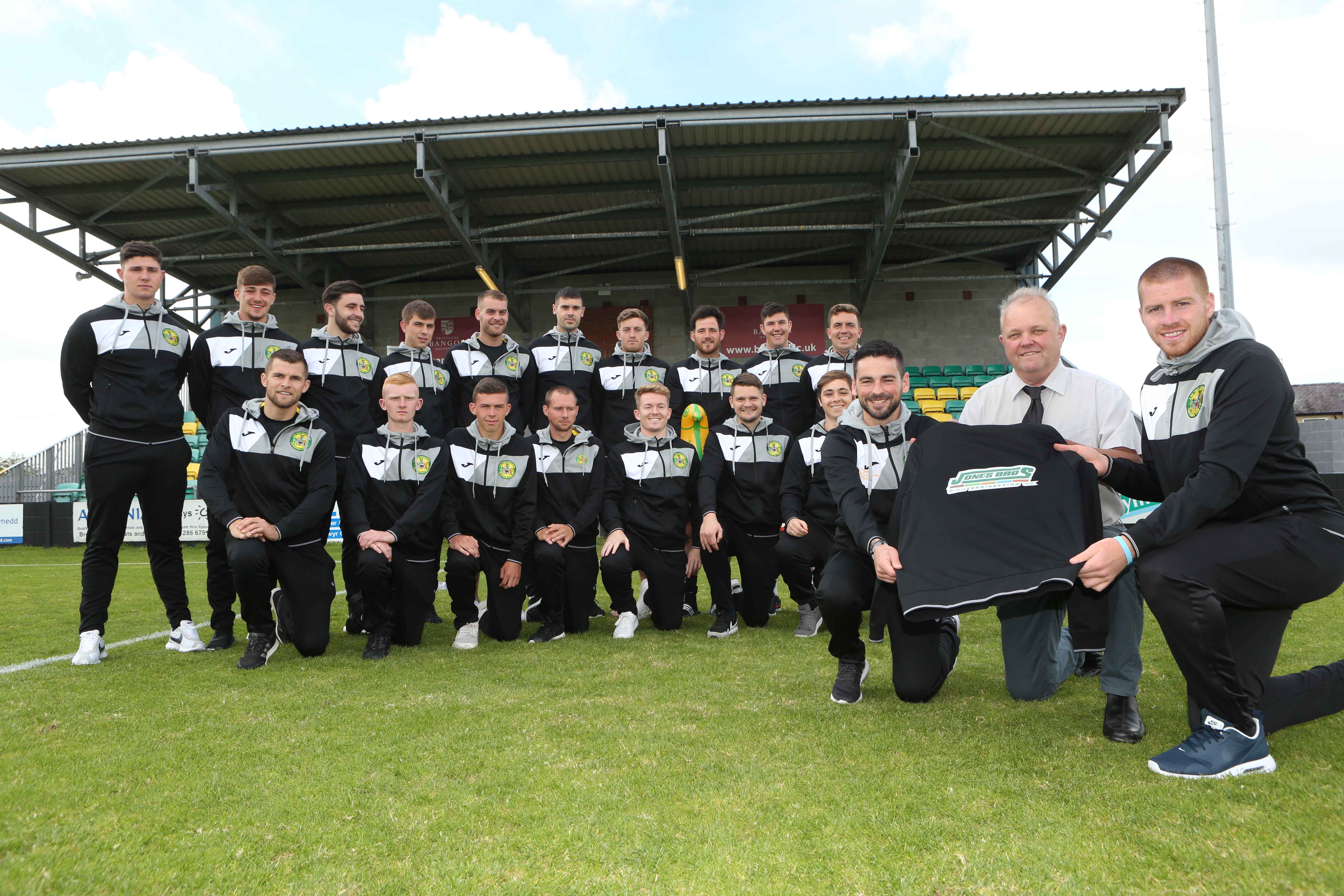 Civil engineers renew partnership with Caernarfon Town Football Club