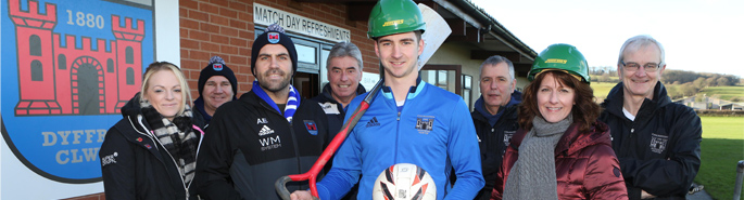 Work starts on new stand for Ruthin Town FC