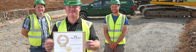 Civil engineering company celebrates decade of gold standard health and safety