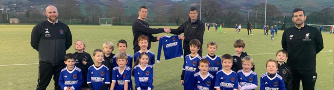 Jones Bros provides new kit for local junior footballers