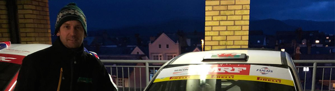 Hefin goes from contracts to Corsa at Cambrian Rally