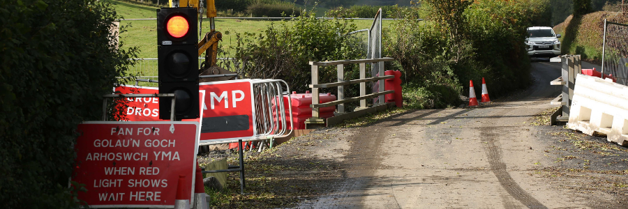 B4355 emergency repair works draw praise for civil engineering firm
