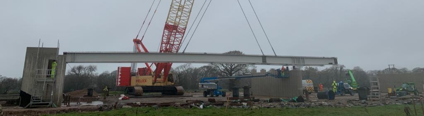 Major milestone on the Caernarfon and Bontnewydd bypass as viaduct work begins