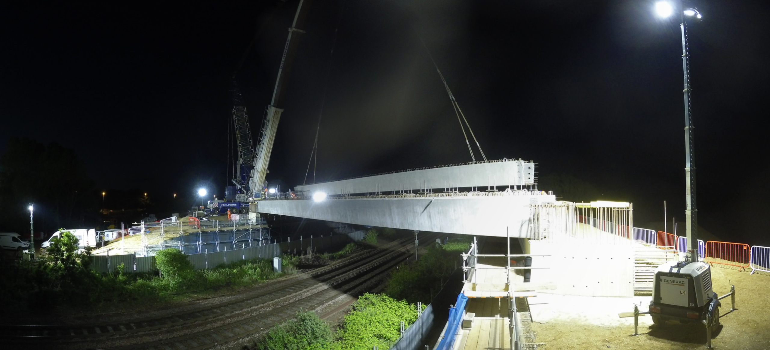 Pictures capture milestone for level crossing project