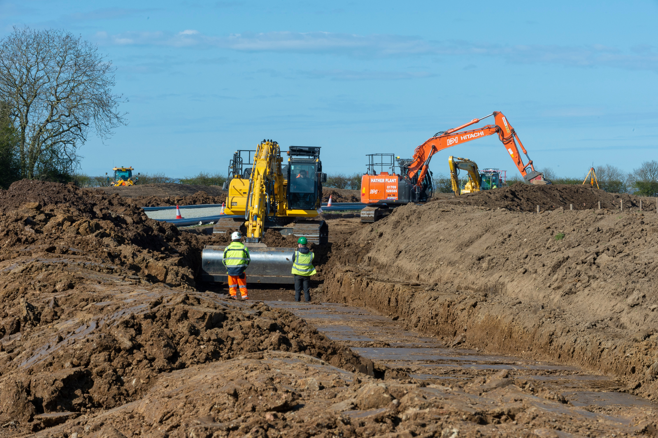 Civil engineering work ramps up at Dogger Bank Wind Farm after winter pause