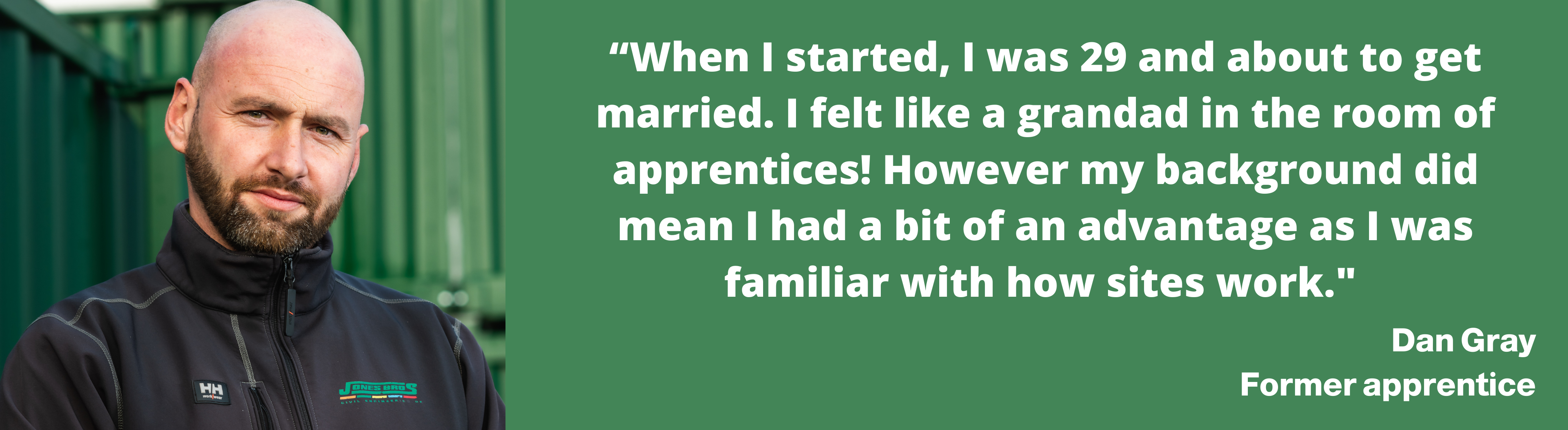 Age no barrier to a career in civil engineering