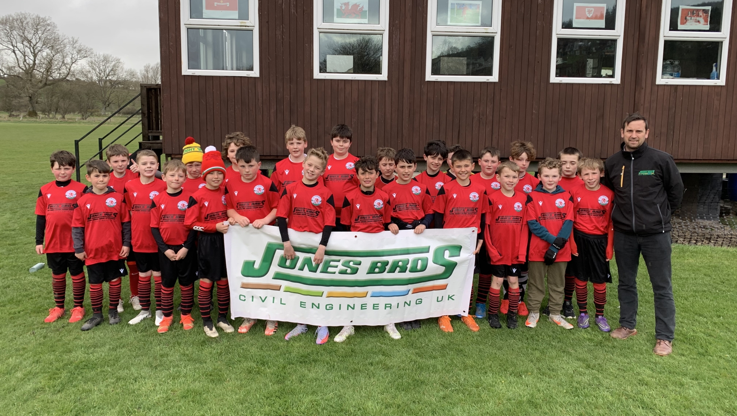 Having a ball! Jones Bros and Corwen Football Club extend relationship with kit sponsorship