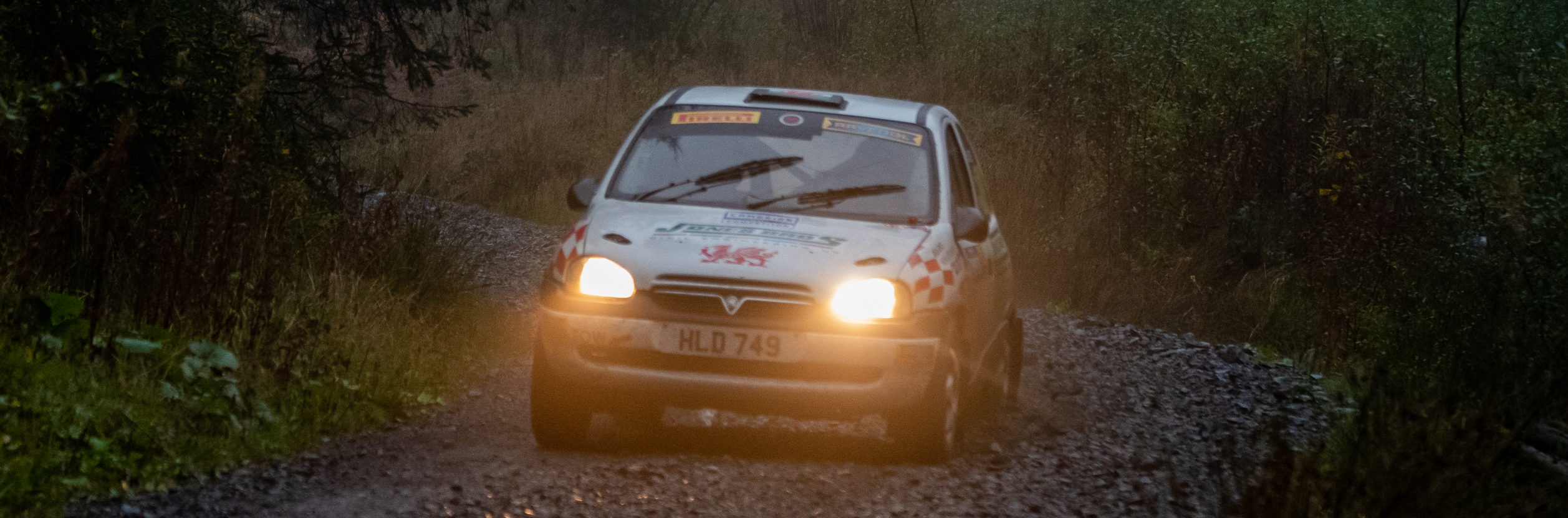 Hefin races to podium finish at the 2022 Cambrian Rally