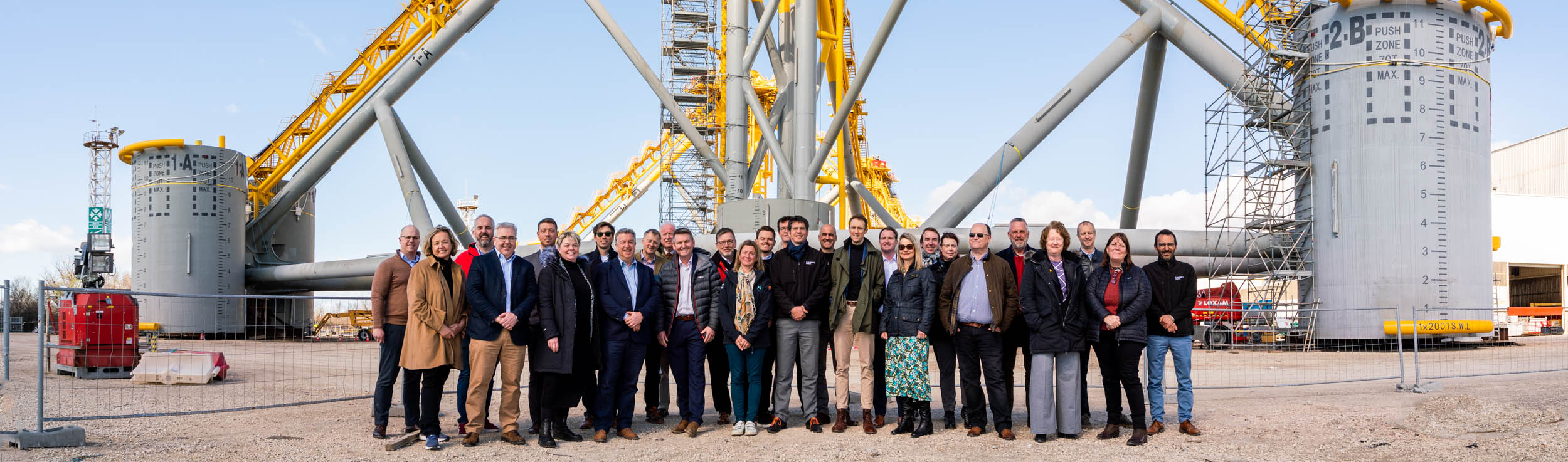 Huw sees the power of floating offshore wind at French trade visit