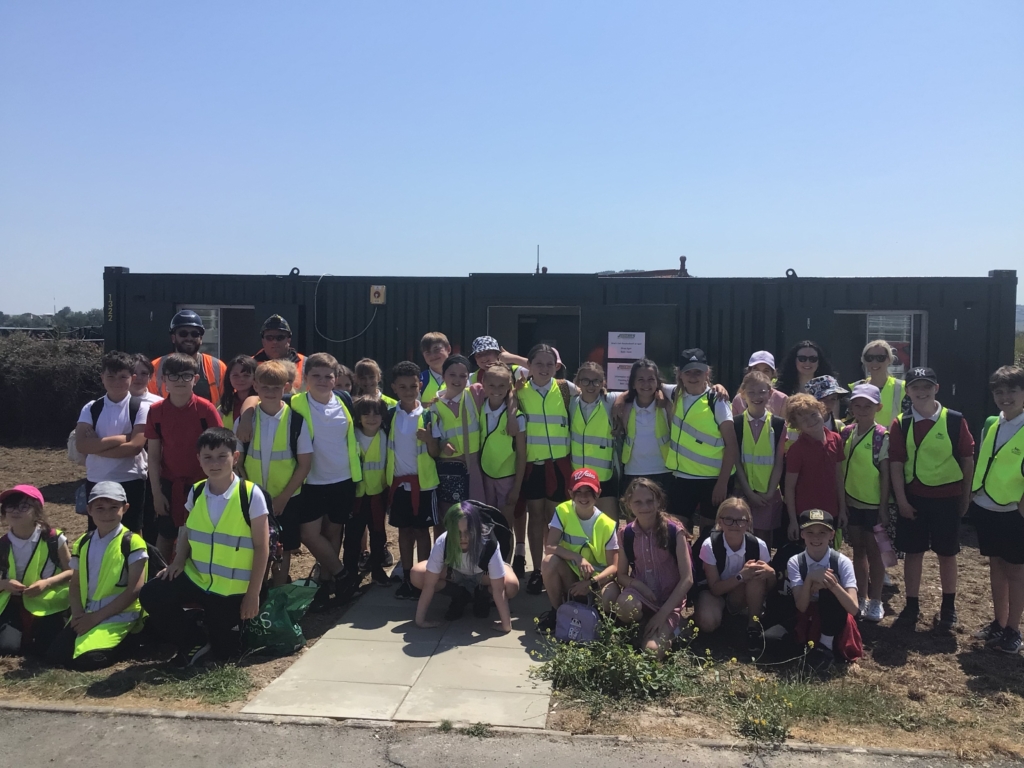 School’s out as youngsters are given insight into key Jones Bros project