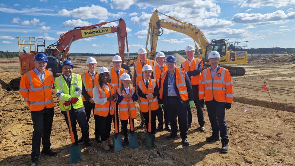 Ground broken at £167m Havant Thicket Reservoir