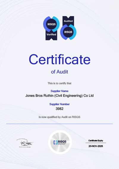 RISQS Certificate